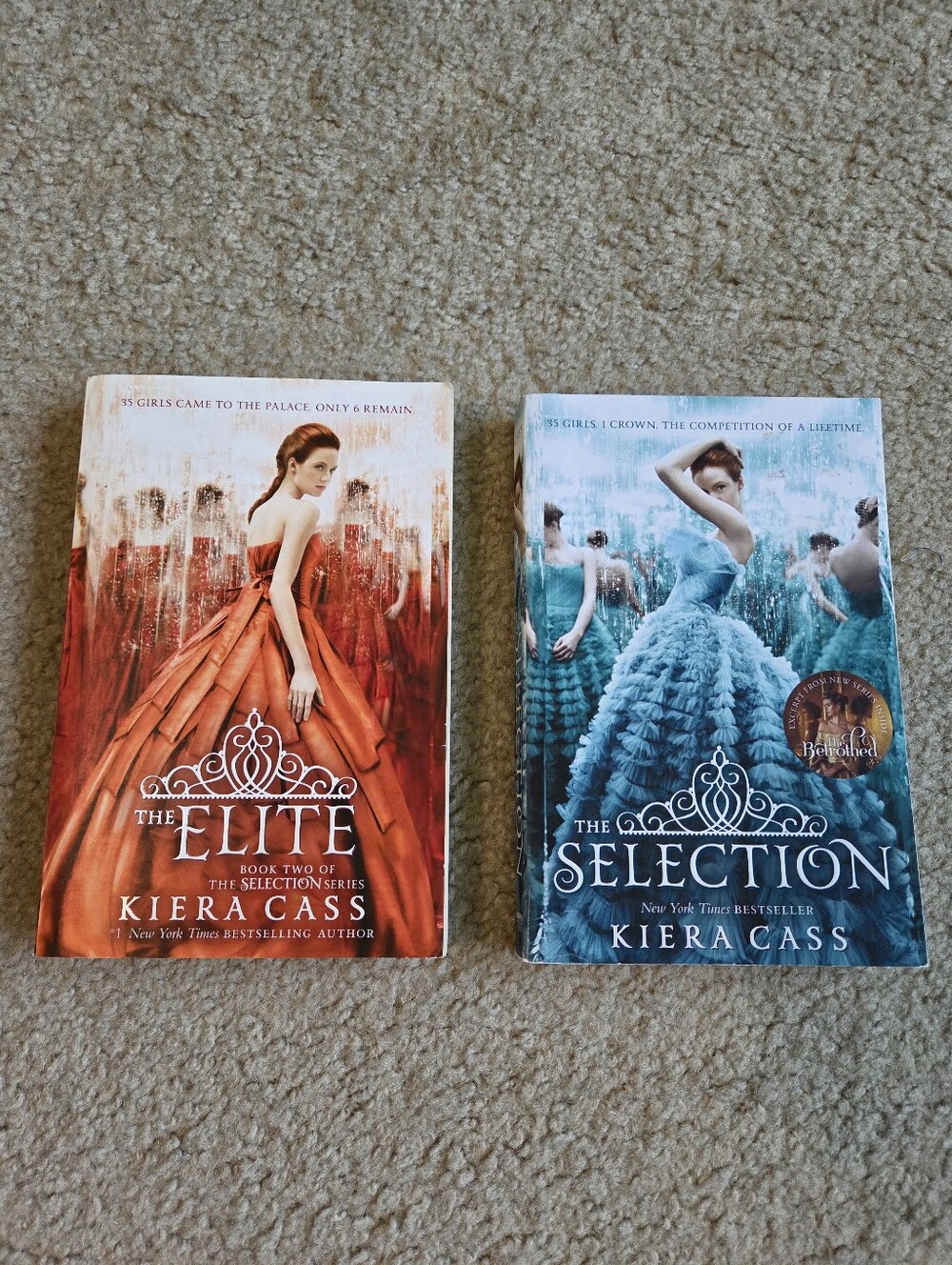 The Selection & The Elite Book Lot (Books 1-2) by Kiera Cass - Paperbacks